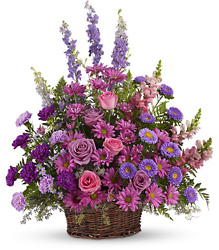Gracious Lavender Basket from Visser's Florist and Greenhouses in Anaheim, CA